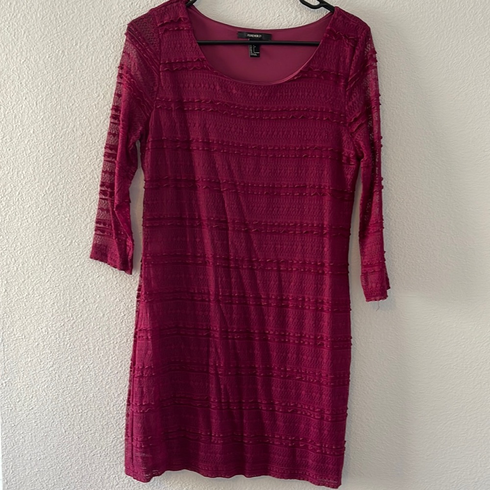 Forever 21 Long Sleeve Dress in Large